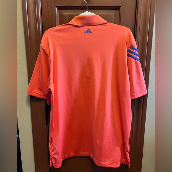 3 Men’s Adidas Pure Motion Golf Polos- White/Lime Green Orange, & Lt. Purple⛳️⛳️ - Picture 10 of 14